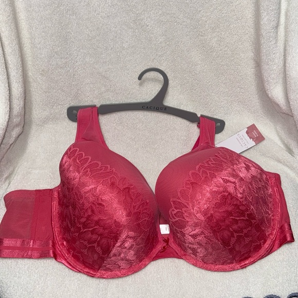 NWT Cacique Boost Plunge bra size 46D - Picture 1 of 7